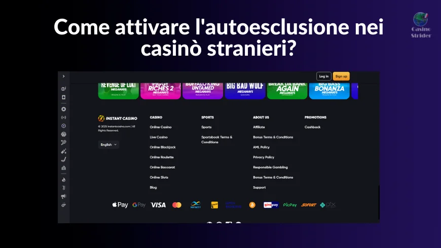 come attivare lautoesclusione nei casino stranieri