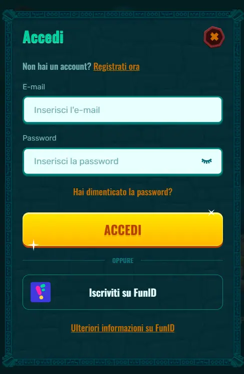 Spinanga Casinò Effettua il login