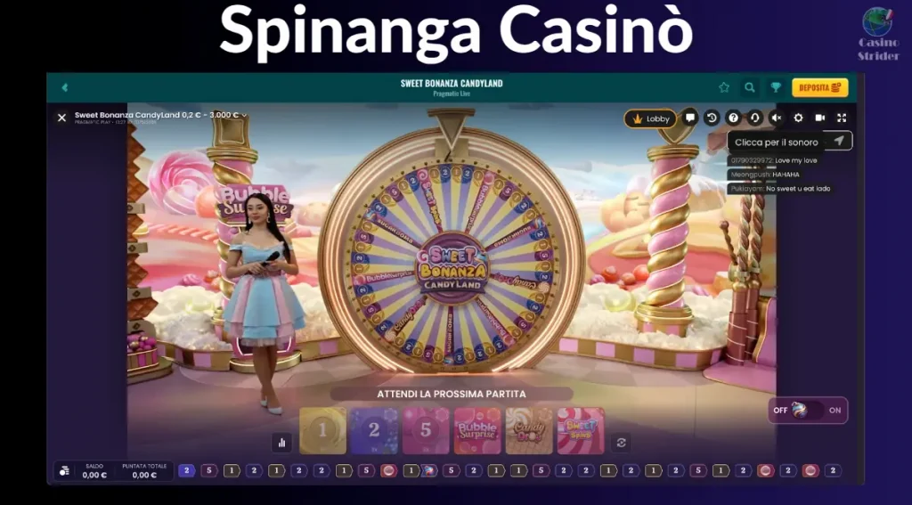 Spinanga Casinò Sweet Bonanza Candyland