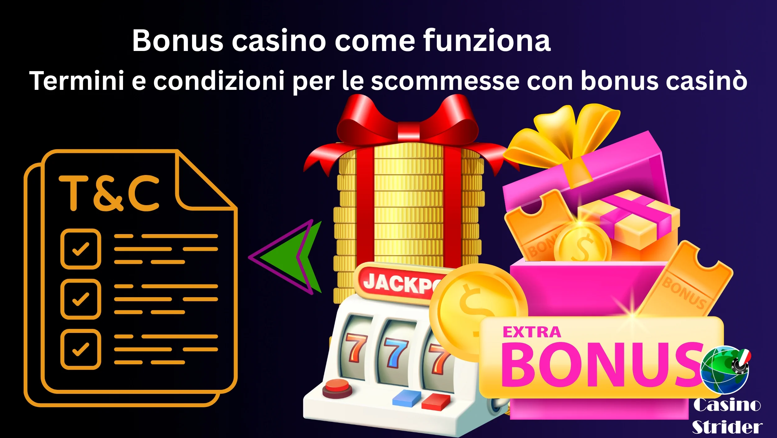 Termini e condizioni per scommesse con bonus casinò