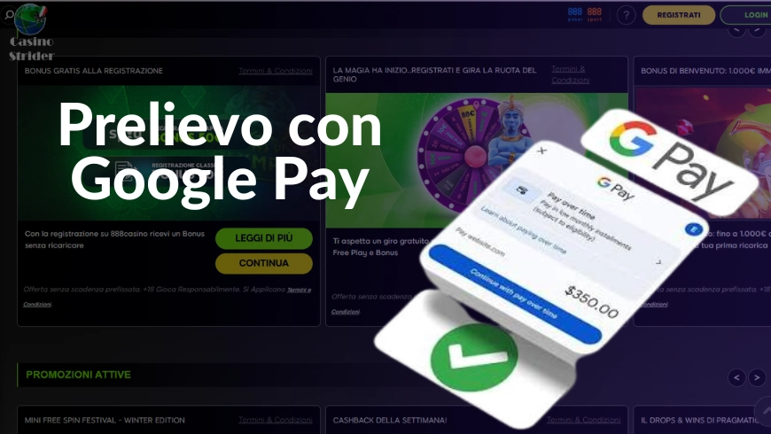 Prelievo con Google Pay